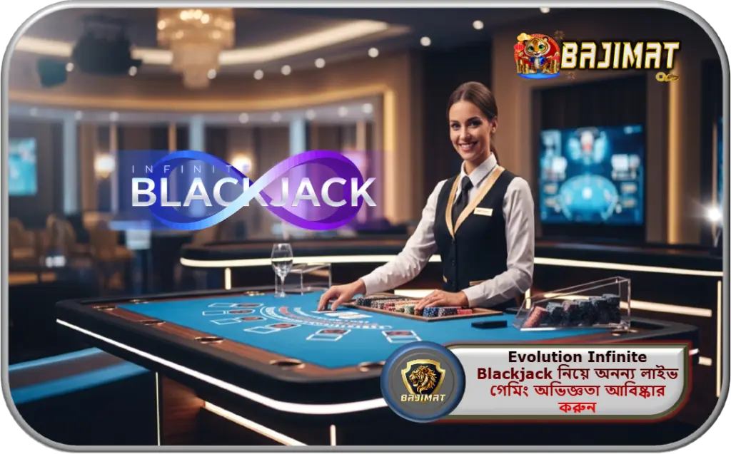 2025 সালে BAJIMAT ক্যাসিনোতে Evolution Infinite Blackjack নিয়ে অনন্য লাইভ গেমিং অভিজ্ঞতা আবিষ্কার করুন আজই!