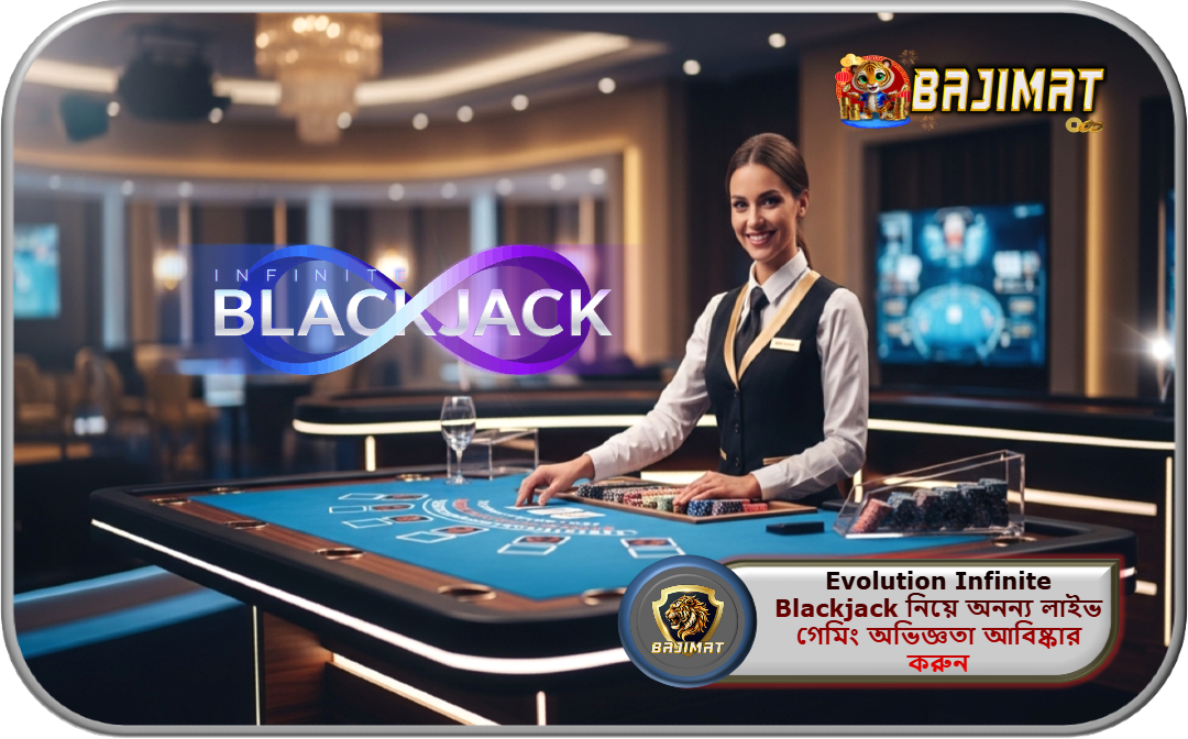 2025 সালে BAJIMAT ক্যাসিনোতে Evolution Infinite Blackjack নিয়ে অনন্য লাইভ গেমিং অভিজ্ঞতা আবিষ্কার করুন আজই!