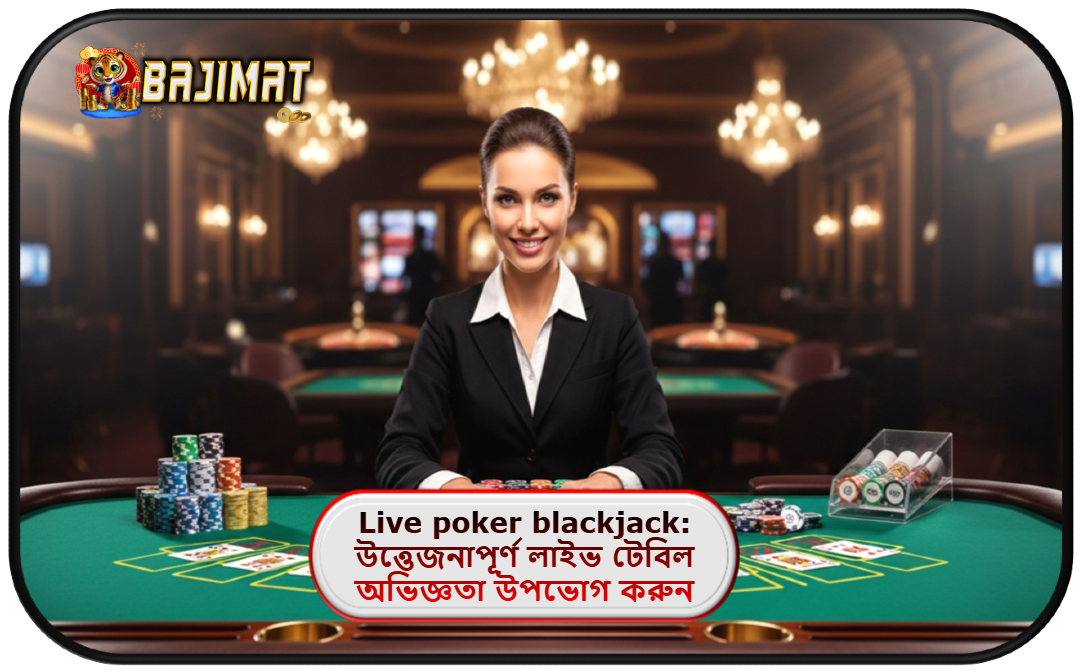 2025 সালে BAJIMAT ক্যাসিনোতে Live poker blackjack: উত্তেজনাপূর্ণ লাইভ টেবিল অভিজ্ঞতা উপভোগ করুন আজই!