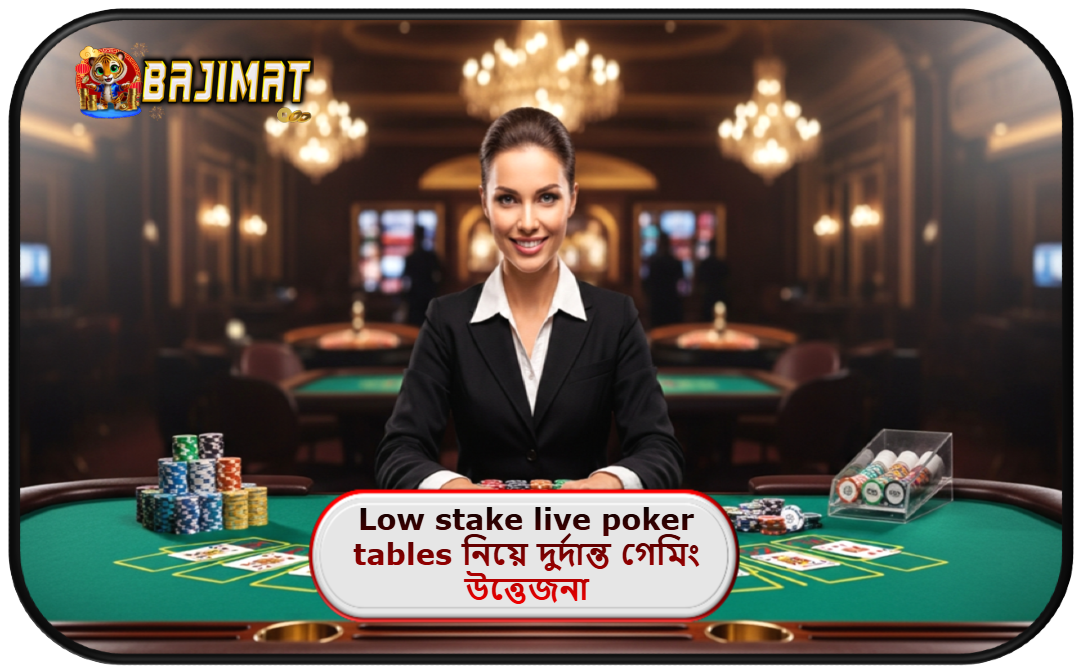 2025 সালে BAJIMAT ক্যাসিনোতে Low stake live poker tables নিয়ে দুর্দান্ত গেমিং উত্তেজনার অভিজ্ঞতা পান!