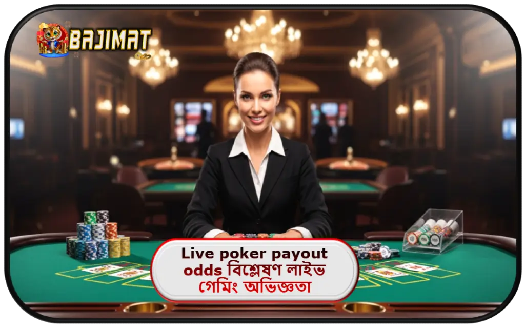 2025 সালে BAJIMAT ক্যাসিনোতে Live poker payout odds বিশ্লেষণ লাইভ গেমিং অভিজ্ঞতা সুবিধা বোনাস আপডেট!